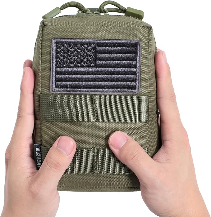 2 Pack Molle Pouches - Tactical Compact Water-Resistant EDC Pouch