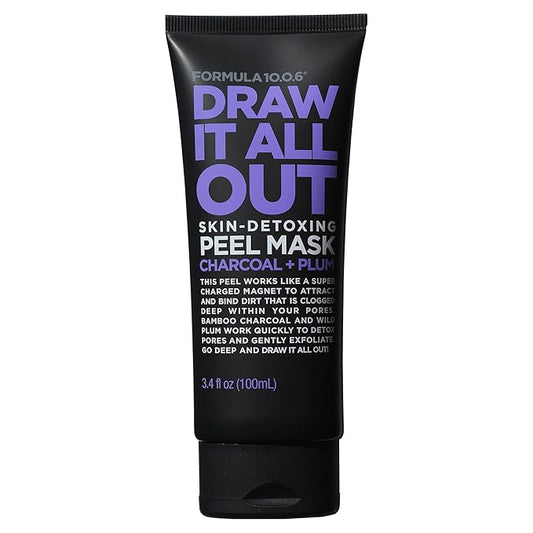 FORMULA 10.0.6 - Draw It All Out Skin-Detoxing Charcoal Peel Mask 3.4 fl oz (100ml)