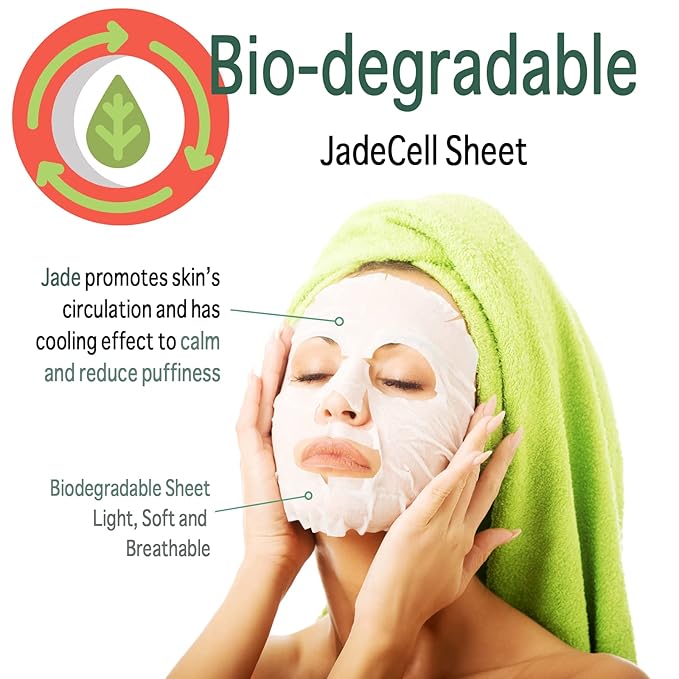 RESPEKT Facial Sheet Mask for Pore Tightening, Collagen Boost, Dark Spots, Moisturizing, Wrinkles: Collagen, Peptide, Hyaluronic Acid, Diamond Powder, Niacinamide, Biodegradable Sheet, 1 Sheet