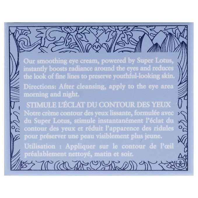 Fresh Lotus Youth Preserve Eye Cream for Women - 0.5 oz Cream