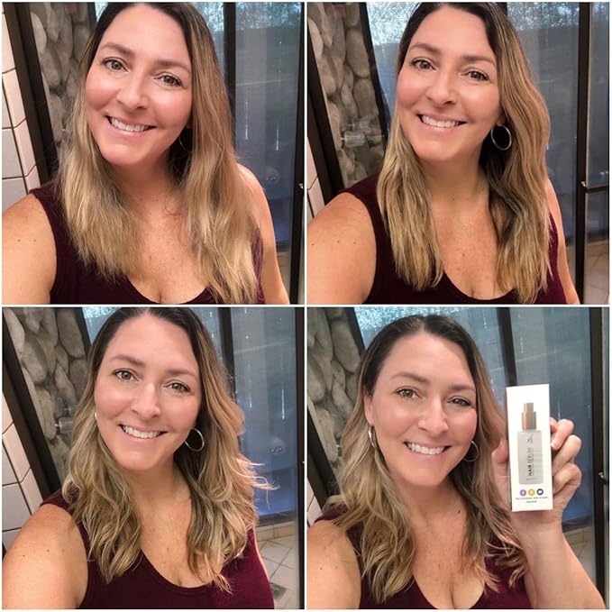 HerStyler Serum, 4 Pack - Hair Styling Agent with Argan Oil for Dry, Damaged Hair - Frizz Control Serum for Straightening, Shine, Trendy Tresses