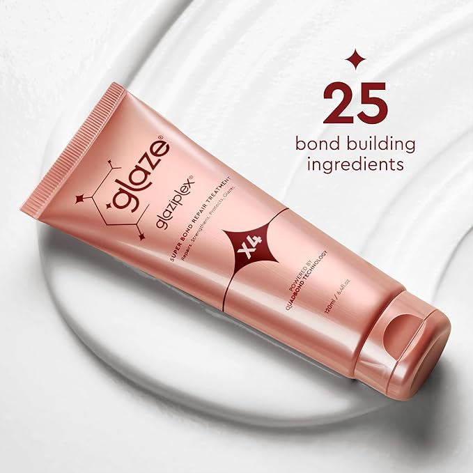 glaze Glaziplex Super Bond Treatment – Deep Conditioning Hair Mask Repairs, Strengthens, Protects in Just 4 minutes – 4oz/120ml