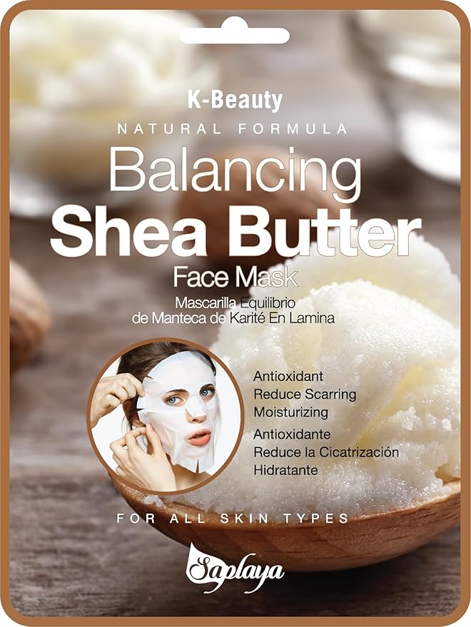 Face Masks 6 Pack Scented Facemask Sheets Skin Care Mask Single Scent K-Beauty Natural Formula