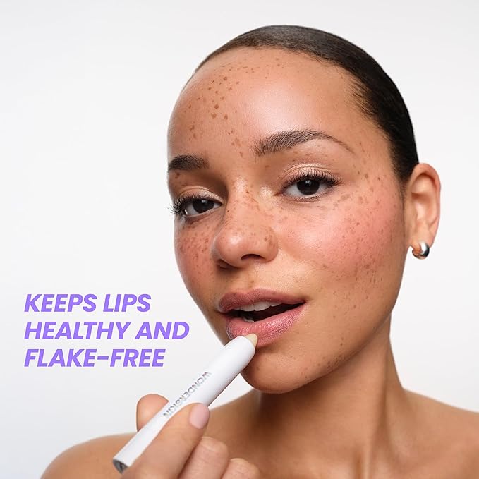 Wonderskin 3-in-1 Lip Scrub Exfoliator & Moisturizer, Lip Exfoliator Scrub, Hydrating Balm for Soft, Nourished, Flake-Free Lips with One-Step Prep, 0.10oz