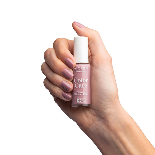 PODERM - Nail Polish – Enriched with Tea Tree – Improves nail appearance – Ingredients Natural/Vegan - foot/hand - Swiss Made (Lavender)