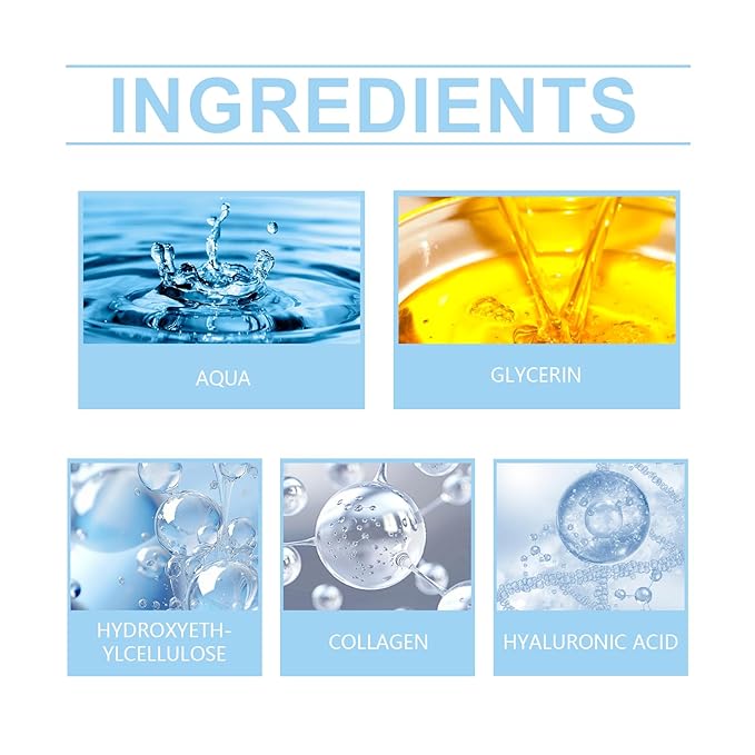 Ultra Hydrating Serum 3% - 30PCS Hyaluronic Acid Smoother Face Serum, Enriched Hyaluronic Acid, Collagen, Vitamin E Moisturizing, Plump, Fine Lines, Wrinkles, Repair for All Skin