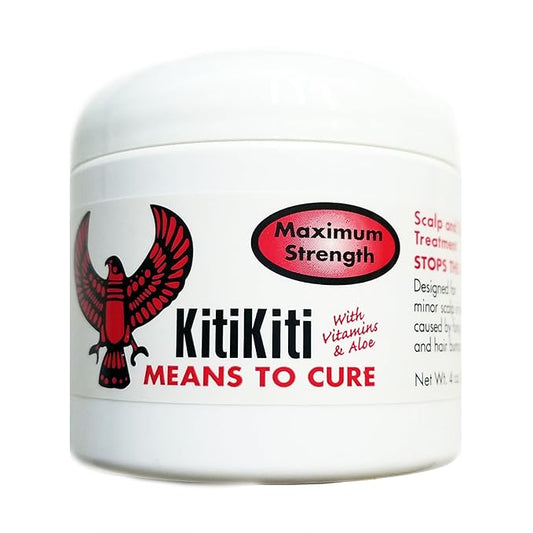 Kitikiti Scalp & Skin Treatment Means to Cure Maximum Strength 4 Oz W/vitamin & Aloe