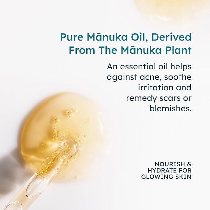 Manuka Face Oil (1 Oz) - Manuka Skin Care Facial Oil Serum for Dry or Sensitive Skin – Anti-Aging Oil for Face for Women & Men
