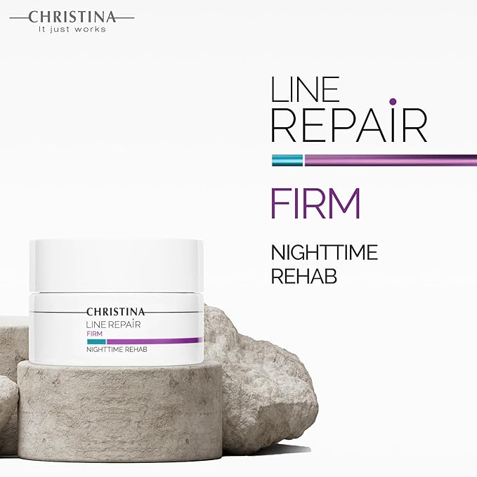 '-CHRISTINA- Line Repair Night Cream with Hyaluronic Acid | Experience Refreshed, Elastic Skin with Our Soothing Night Cream | Suitable for Normal to Dry Skin 50ml / 1.7 fl.oz