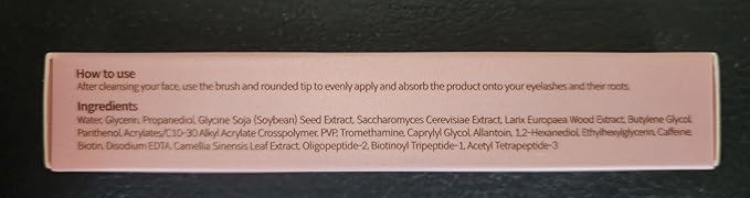 Eyelash Serum - Lash Growth Serum & Conditioner | Vegan Certified | Hypoallergenic | Korean Beauty for Longer, Fuller Lashes & Eyebrows