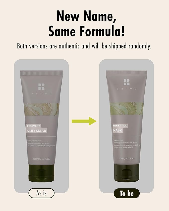 Relief Mud Mask - Celeb's Choice Mask - Body Mud Hydrating & Moisturizing Deep Pore Cleanser Face & Body Mask w/ 91.8% Nature-Derived Ingredients - K Beauty Body Mud (3.72 fl oz)