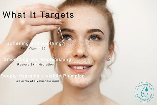 Bundle Face Care Set Facial Treatment: Hyaluronic Acid with 2% + Vitamin B5 and Niacinamide 10% + Zinc 1%, Hydrating Face Serum for Women Radient And Smooth Skin, Anti-Aging