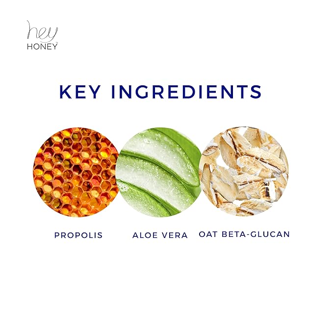 Hey Honey Skincare Be Clear Skin Purifying Bee Propolis Drops Serum | Designed To Alleviate Skin Redness, Discomfort, Blemishes & Acne | 1 Oz