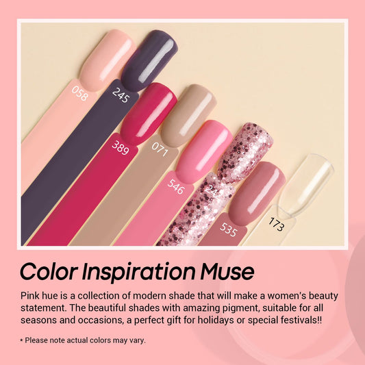 AZUREBEAUTY Dip Powder Nail Kit Starter Pink Blue Palette Acrylic Dipping Powder System