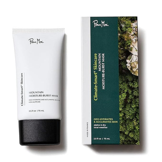 Pour Moi Mountain Moisture-Burst Mask – Advanced Hydrating Facial Treatment for High-Altitude, Dry Conditions | Eases Skin Adaptation & Promotes Resilient, Youthful Skin