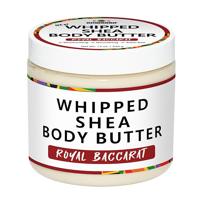 AKWAABA (New Whipped Shea Butter (Royal Baccarat Scent) 12oz