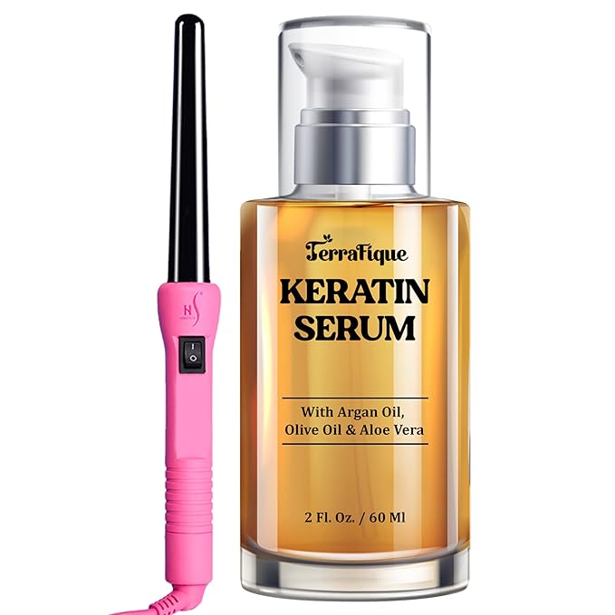 Keratin Hair Serum - Herstyler Grande Curling Iron Set