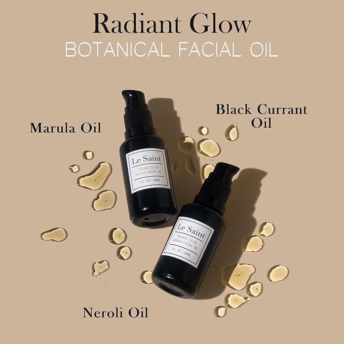 Le Saint Marula Oil for Face - Hydrating Face Oil for Women for Firm Plump & Radiant Skin - Age-Defying Facial Oil with Wild-Harvested Marula - Nourishing Face Moisturizer for Dry Skin