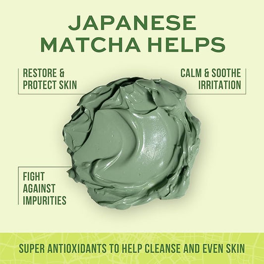 Freeman Exotic Blends Detoxifying Japanese Matcha Cream Facial Mask, 6 fl.oz./ 175 mL Tube