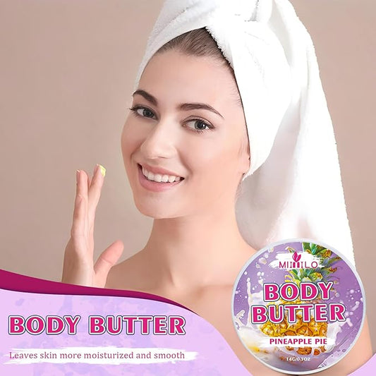 New Body Butter Body Glaze Whipped Body Butter for Women, Leaves Skin Soft Without Being Greasy Choose You Favorite Scent To Keep Skin Hydratedand Body Moisturizing Care Body Glaze Sample Kit