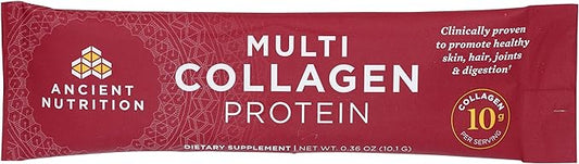 ANCIENT NUTRITION Multi Collagen Complex Powder Packet, 0.36 OZ ( Packaging may Vary)