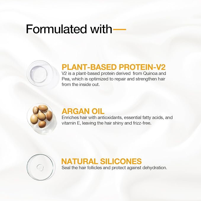 GK HAIR Global Keratin 100% Organic Argan Oil Anti Frizz Hair Serum (1.69 Fl Oz/50ml) Styling Smoothing Strengthening Hydrating & Nourishing Heat Protection Shine Frizz Control Dry Damage Hair Repair