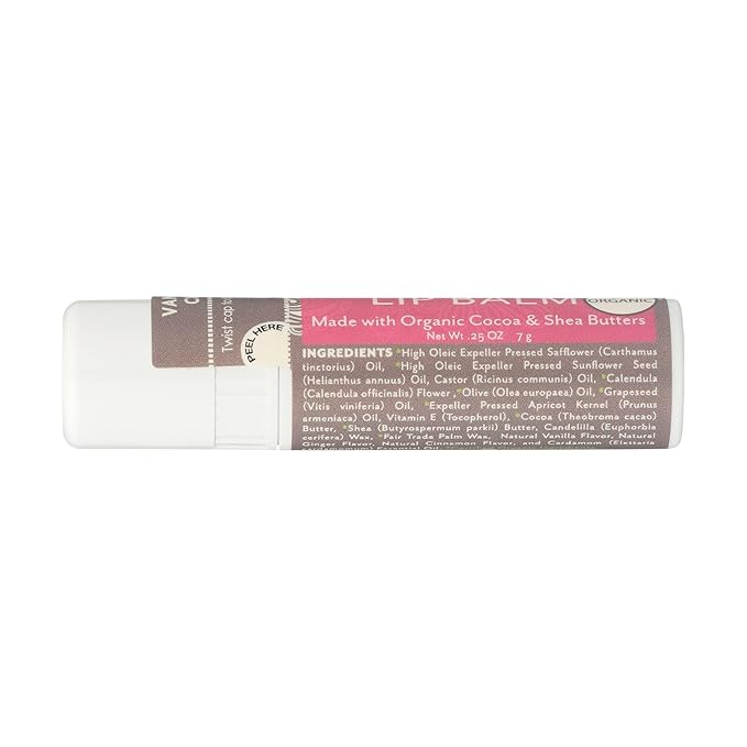 SOOTHING TOUCH LIP BALM, VEGAN,VANILLA CHAI, 0.25 OZ