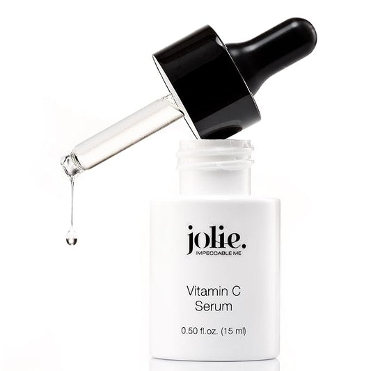 Jolie Vitamin C Serum Concentrate 10%, Radiance Boosting Treatment, Brightens Skin, Provides Powerful Antioxidant Protection & Stimulates Collagen Production. Non-Irritating Formula