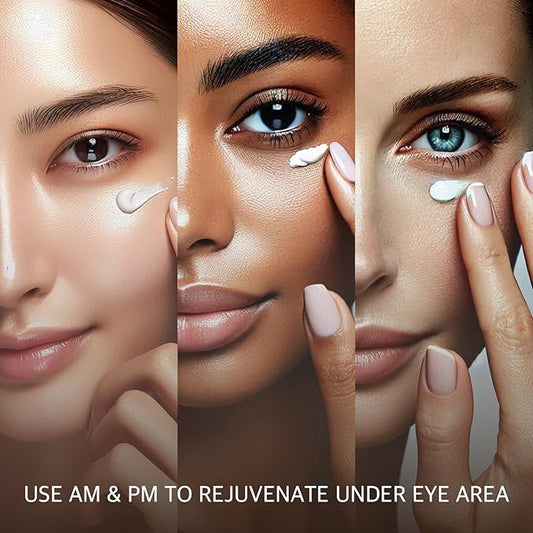 Salmon Peptide Eye Care Duo – Cooling Hydrogel Patches & Nourishing Eye Cream for Refreshed, Hydrated Eyes – Korean Skincare