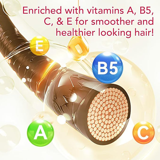 Hair Treatment Serum, 40 Pcs Hair Vitamin Serum Capsule, Restores Dry Frizzy Hair, Hair Oil Capsules Rich in Vitamin A C E B5, with Moroccan/Macadamia/Avocado Oil for Hair Repair(Box-Packed)
