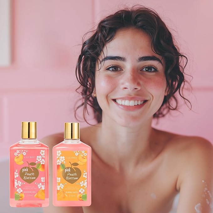 Mothers Day Gifts for Mom - 21-Piece Luxury Bath & Body Gift Basket for Women, Spa Kit for Her, Self Care Kit with Necklace, Diffuser & More | Perfect for Holiday, Christmas, Valentine's Day, Birthday