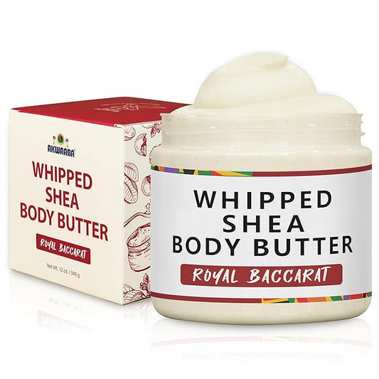 AKWAABA (New Whipped Shea Butter (Royal Baccarat Scent) 12oz
