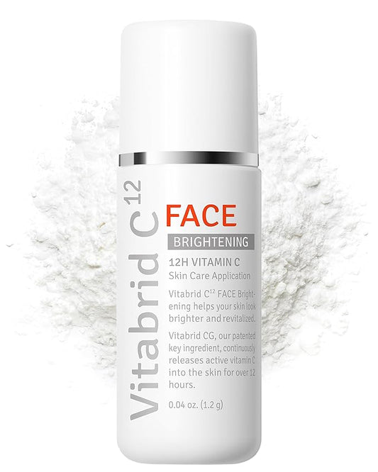 Vitamin C Boost Powder for Face with Niacinamide - 12 hours Active Vitamin C - Even Skin Tone, Age Defying, Minimizing Pores - Mix Powder with Serum & Cream, 0.04oz.
