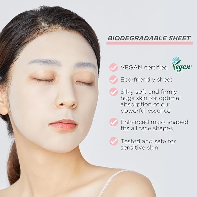 Mediheal Official Best Korean Sheet Mask - Collagen Essential Face Mask Lifting and Firming For All Skin Types Value Sets (4 Count (Pack of 1))