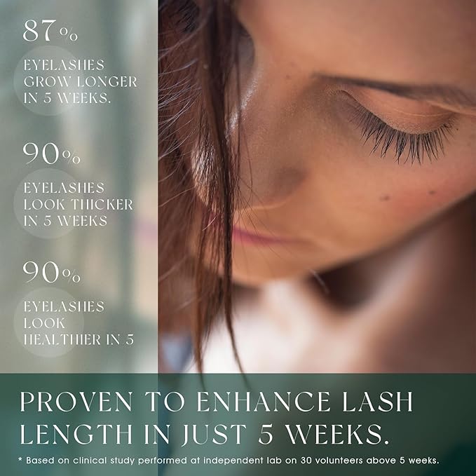 Lash Treatment:Strengthen and nourish lashes for a healthier look. 0.1 Fl. Oz (3 mL) (Green)