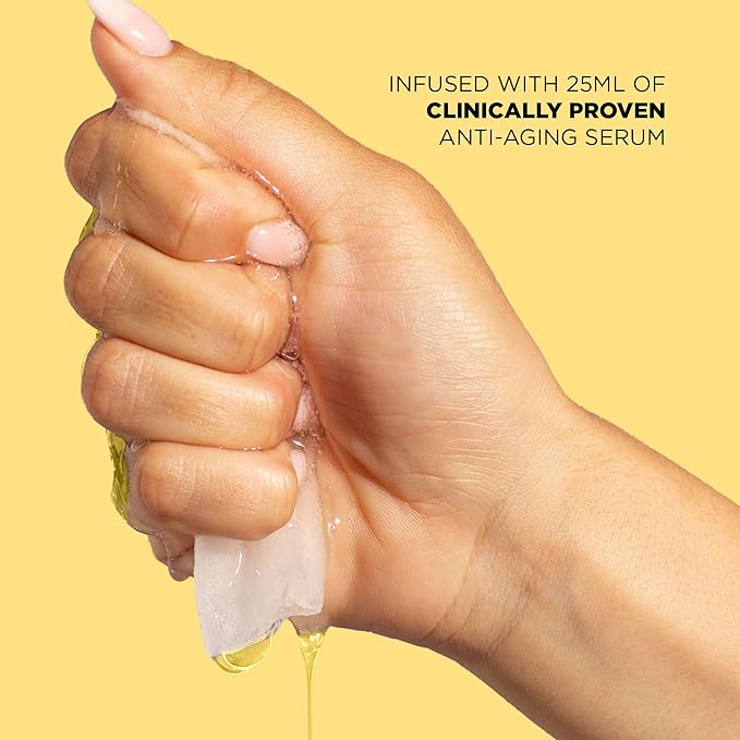 Skin Republic Collagen Infusion Sheet Mask. Clinically Proven to Reduce Deep Wrinkles After 2 Weeks. Made in Korea. 3 Pack.