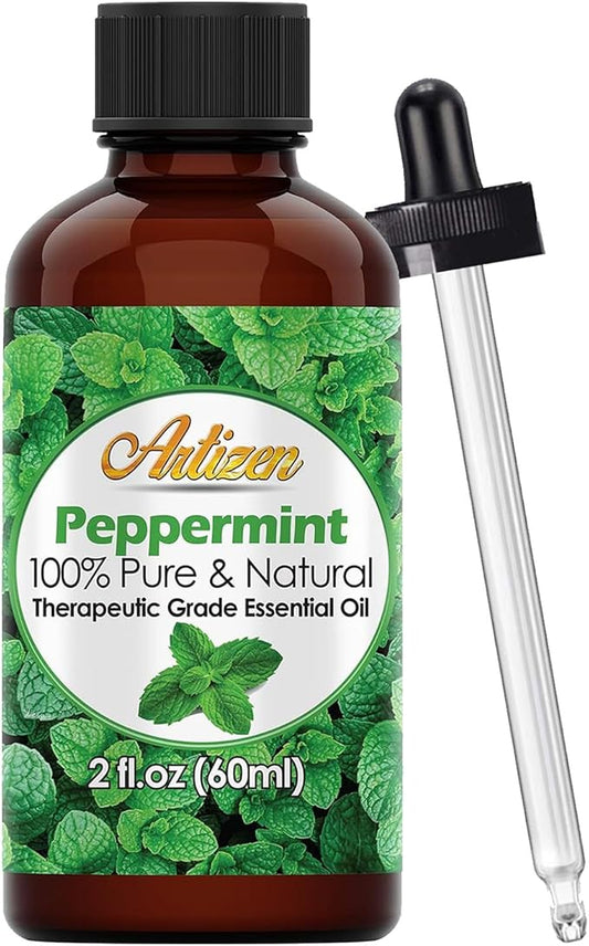 Artizen 2oz Oils - Peppermint Essential Oil - 2 Fluid Ounces