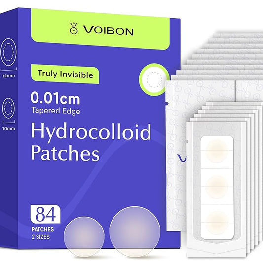 Pimple Patches For Face, Invisible Hydrocolloid Acne Patches Acne Treatment,Covering Zits & Blemishes in Skin and Face, Zit Patches with Salicylic Acid, FSA HSA Store Eligible Items 84 Count