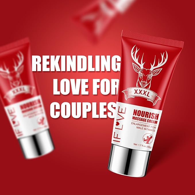 IF L VE-Revitalising Cream for Men's Intimate Areas, enlarging Massage Oil, Men's Health 50g