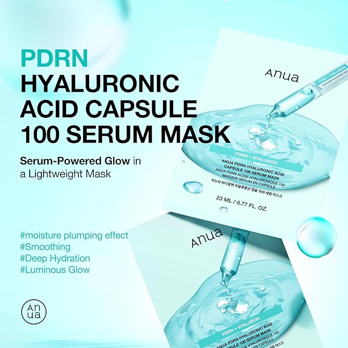 ANUA PDRN Hyaluronic Acid Capsule 100 Serum Mask