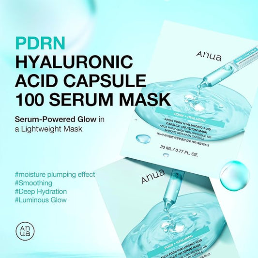 ANUA PDRN Hyaluronic Acid Capsule 100 Serum Mask