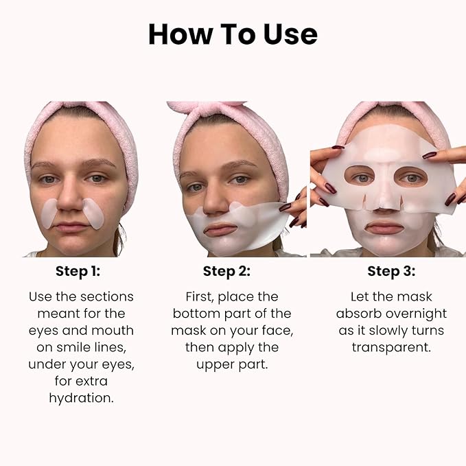 masque BAR Deep Collagen Glow Mask with Hyaluronic Acid |Tiktok Trending Rapid Absorbing Face Mask for Deep Hydration, Elasticity, and Pore Minimizing| Fragrance Free Korean Skincare-6pk