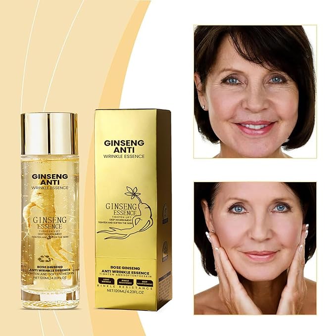 Ginseng Essence Anti Wrinkle Essence, Ginseng Essence Water-100% Wild Ginseng From Himalayas, Anti-Aging Hydrating Serum Water for All Skin Types (2PCS)
