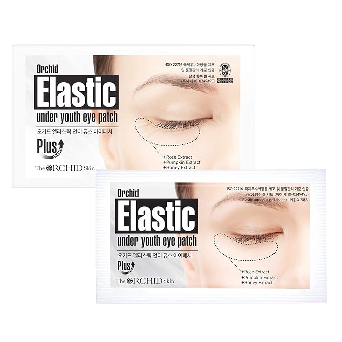 The Orchid Skin Orchid Under Eye Patch Skin Care Korean Beauty under Eye Mask Elastic Under Youth 1oz Pack of 10