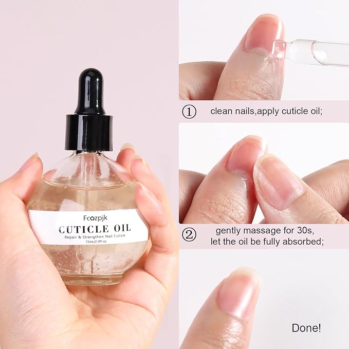 Cuticle Oil, Revitalizing Cuticle Oil for Nails with Vitamin E Cuticle Oil Scented Repairs Cuticles Nail Treatment Moisturizing Nail Strengthener 73ml/2.6 Fl Oz (Ocean Flavor)