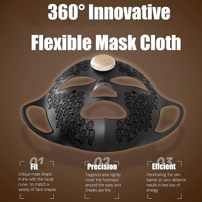 Facial Device Face Sculpting Device Skin Care Beauty Mask Face Lifting Face Care for Women Anti Aging Reduce Fine Lines Wrinkles Portable Firming Face Mask Washable & Reusable Elitzia ETKD819A