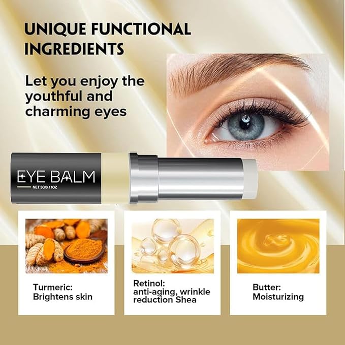 2PCS Under Eye Treatment Stick for Under Eye Bags, Hydrating for Dark Circles, Fine Lines, For Puffiness and Bags Reduce