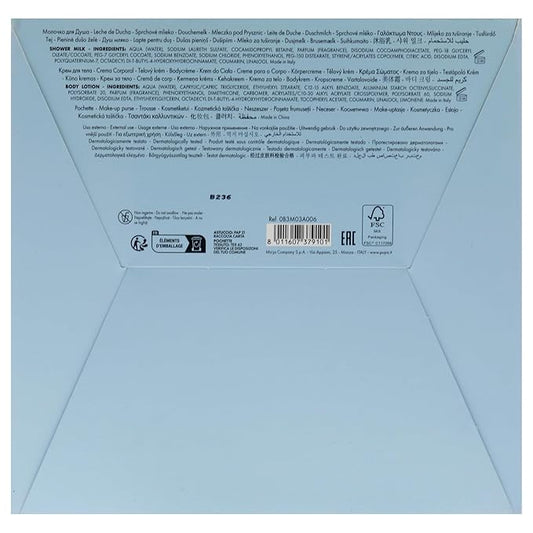 Pupa Milano Breakfast Lovers Set, Oat Milk, 3 Pc - Body Wash and Lotion - Moisturizing Body Lotion - Hydrating Body Wash - Skin Care Gift Set