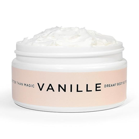 Better Than Magic Hydrating Shea Body Butter – Ultra-Moisturizing Cream for Velvety-Soft & Glowing Skin – Vanille Scent – 8 oz