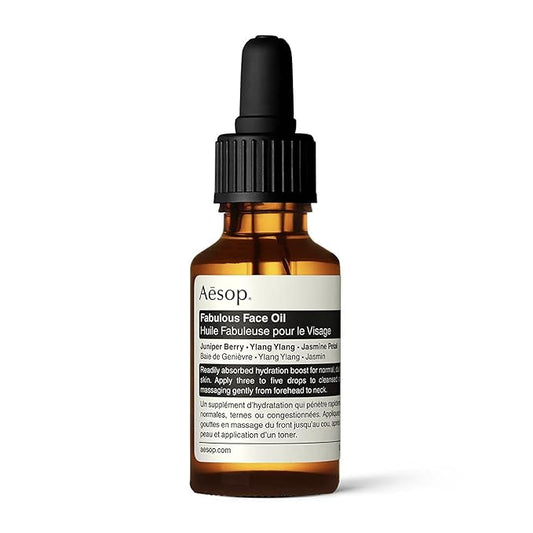 Aesop Fabulous Face Oil | Hydrating Formula to Soften, Purify, and Balance Skin | Boosted with Botanicals | 0.8 oz / 25mL